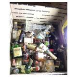 Assorted Vintage Liquor bottles