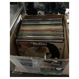 Box of vinyl LP albums
