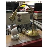 Gooseneck lamp and Spotlight