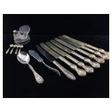 Sterling shakers, spoons and more