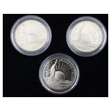 3-1986 liberty half dollar coins PROOF