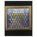 Bronze Coin collection States of the Union