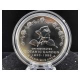 Silver 1997 US Botanic garden comm coin