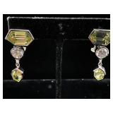 Sterling Earrings with gemstones