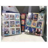 2 albums of sports cards with stars