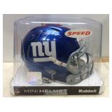 Ny giants autographed mini helmet Lawrence Taylor
