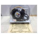 Pittsburgh steelers autographed mini helmet Lynn