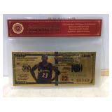 Michael Jordan gold bank note