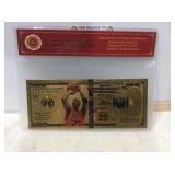 Michael Jordan gold bank note