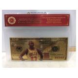 Michael Jordan gold bank note