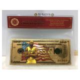 Kobe Bryant gold bank note