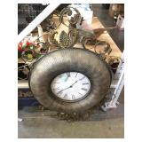 Metal Edinburgh Clock 39in tall