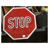 Lighted School bus stop sign