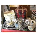 Anchor Hocking chip and dip set and more