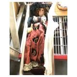 Porcelain Doll 26in tall