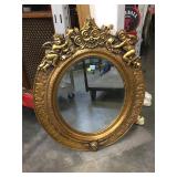 Oval Mirror 40in tall