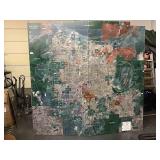 Large Wall Map of Las Vegas. 8 ftx16 ft.