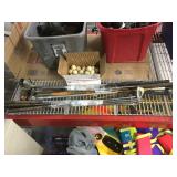 Assorted Golf Clubs and balls