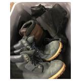 Timberlands boots and more various sizes.