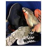 Adidas, pumas assorted sizes.