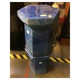 2 Accent tables Terracotta Blue, approx