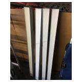 4 Linear Suspension Pendant Lamps, approx 40