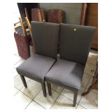 Pair of dining chairs