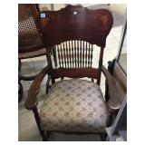 Vintage wood rocking chair