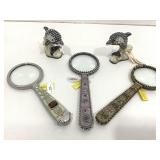 Collection of Jeweled and Enameled Trinket boxes