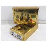 2Decks of New Kalifano Metallic $100 Playing