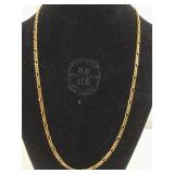 Sterling Silver Vermeil 24in. Chain Necklace.