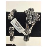 Two New Steel Hearts Skull Collection Bracelets