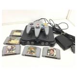 Nintendo 64 Game Console, Controller, Power