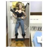 Franklin Heirloom Harley Davidson doll in box.