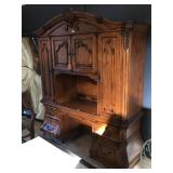 Michael Amini large decorative desk w/hutch