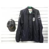 National Patrol jacket size L with hat. Brosnan