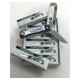 9 NIB mini folding knives.