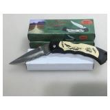 NIB Road runner wildlife series knife Bald Eagle