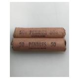 Rolled pennies.