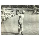 Poster. Time Ben Hogan golf print. 17x21