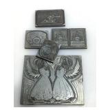 Metal printing plates.