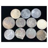 Collection of dug poker chips