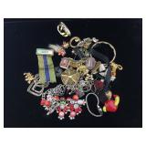 Assorted costume jewelry