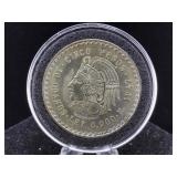 Silver Mexican coin