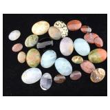 Collection of gemstones. See pictures
