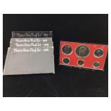 5-United states proof coin sets