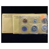 2-1963 silver us mint set