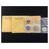 2-1964 silver us mint set