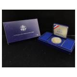 Silver US constitution coin