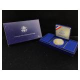 Silver US constitution coin
